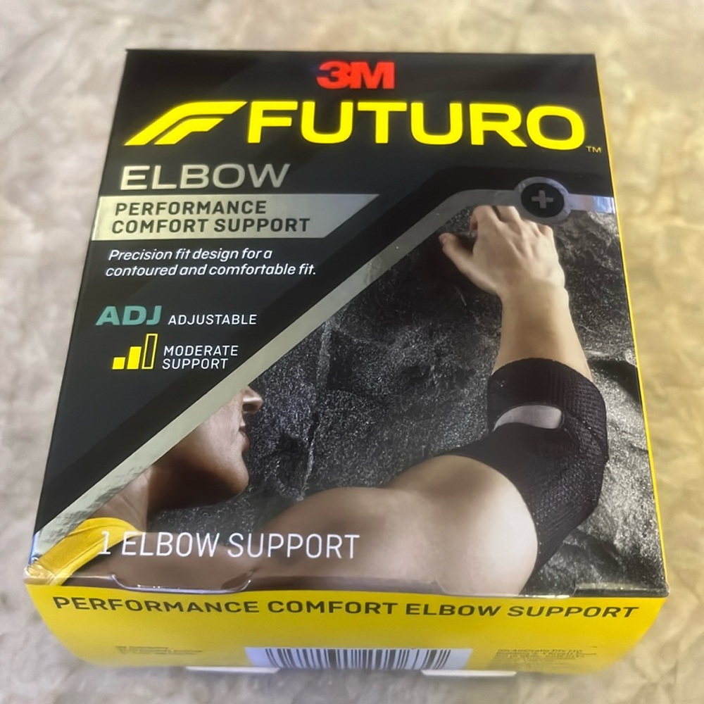 💕HP💕NIB! 3M Futuro elbow support 6.5 - 13.5” fits right/left w/moderate support